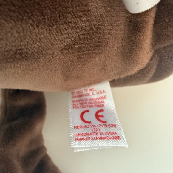 Ty Brown and Tan Monkey Plush NWT - Picture 7 of 11